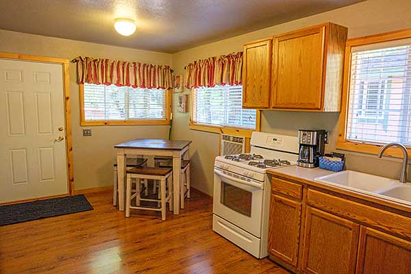 Cabin #1 Kitchen